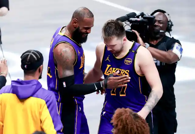 Luka Doncic Chats With Snoop Dogg About The Lakers' Championship Legacy