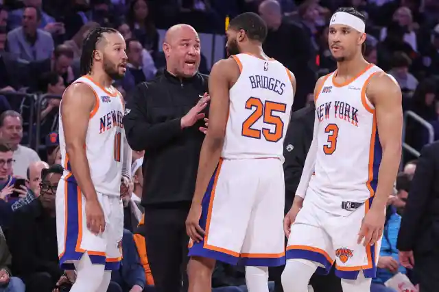 Jalen Brunson and Josh Hart Playfully Mock Mikal Bridges Spending Habits