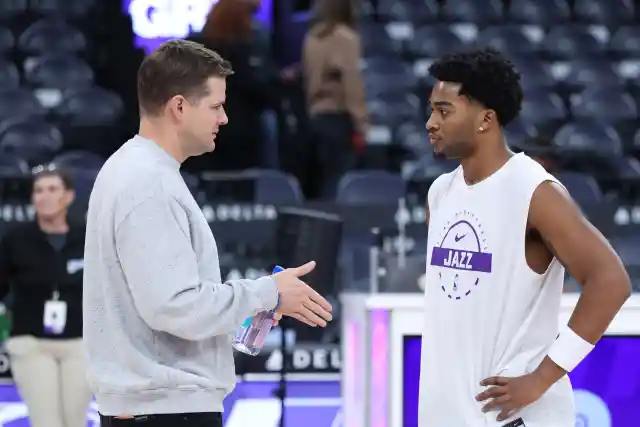 Utah Jazz Coach Will Hardy Seen Snapping On His Team; Urging Them To Play Harder