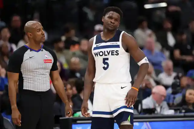 Anthony Edwards and Coach Chris Finch Get Into it on Sidelines