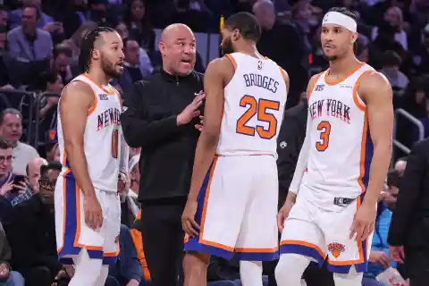 Jalen Brunson and Josh Hart Playfully Mock Mikal Bridges Spending Habits