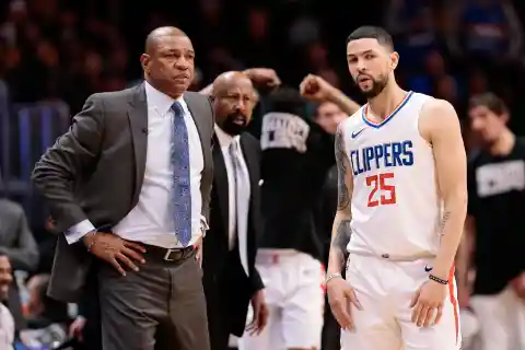 Austin Rivers Had A Hilarious Exchange With Doc Rivers During A Pre-Game Interview